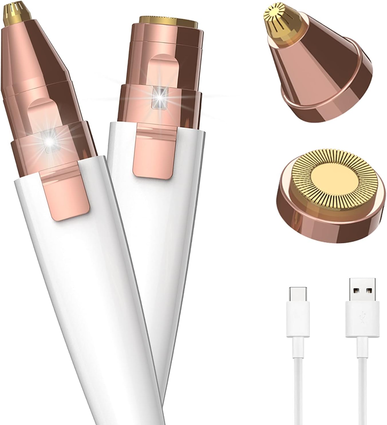 2 in 1 - Precision Eyebrow Facial Hair Remover