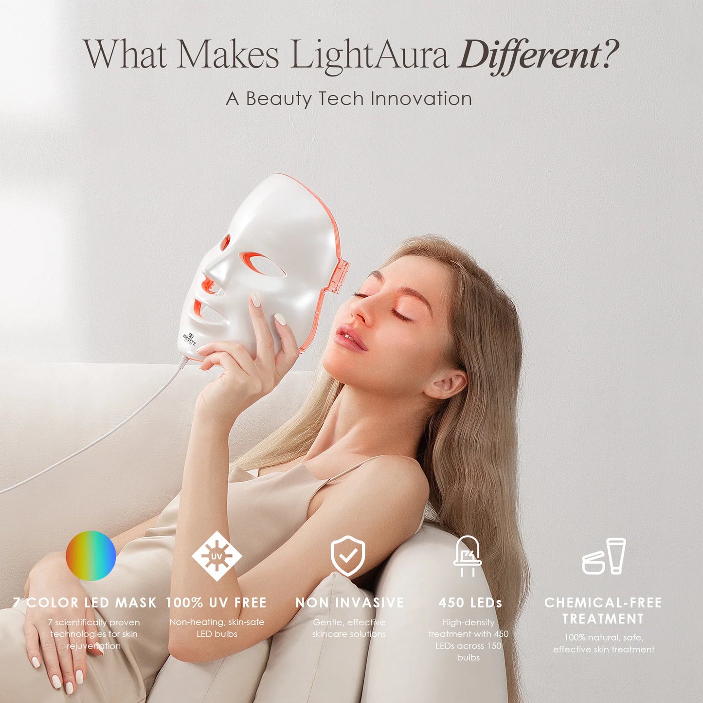Yael Amari™ | Red Light Therapy Mask LED Face Mask